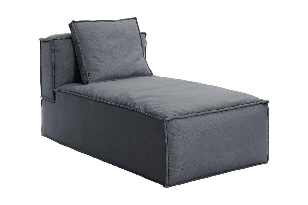 PASTIDA Schäslongmodul Ljusgrå/Svart