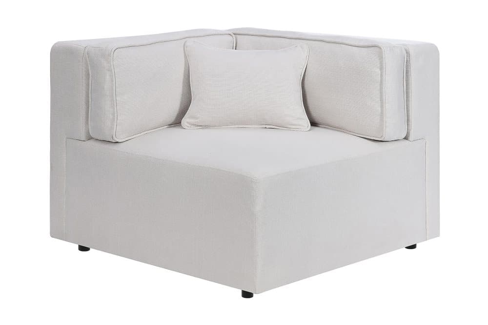 ARETI Hörnmodul Beige/Svart