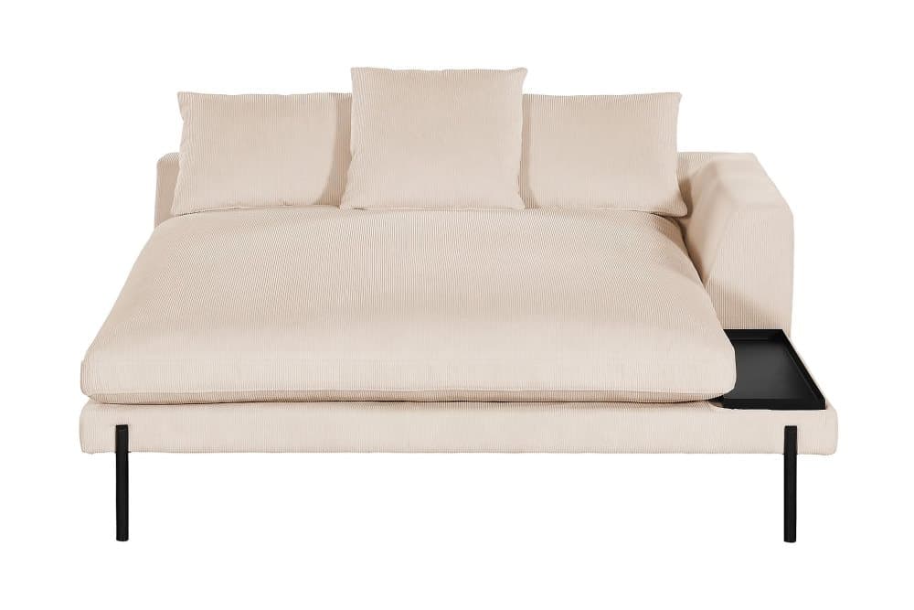 OSMINGTON Divanmodul 152 cm Höger Ljusbeige