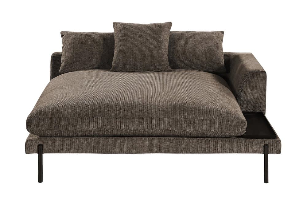 OSMINGTON Divanmodul 152 cm Höger Brun