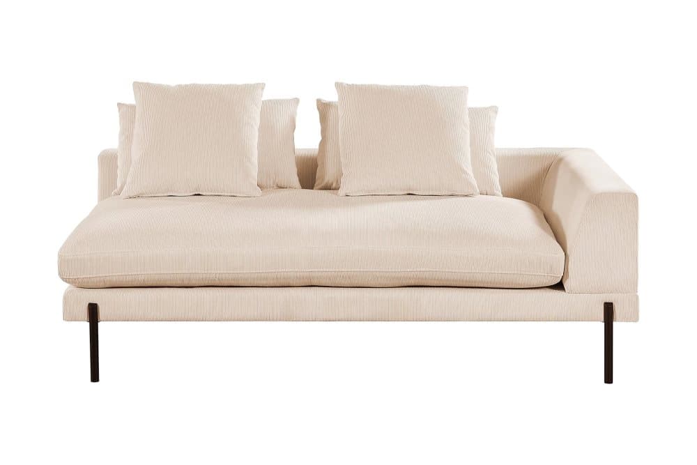 OSMINGTON Hörnmodul 2-sits 168,5 cm Höger Ljusbeige