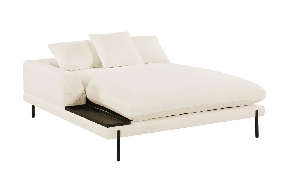 OSMINGTON Divanmodul 152 cm Vänster Vit