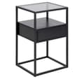 Miniatyrbilde 1 av 6: Nattbord RANDOLF 40x35xH60cm, sort