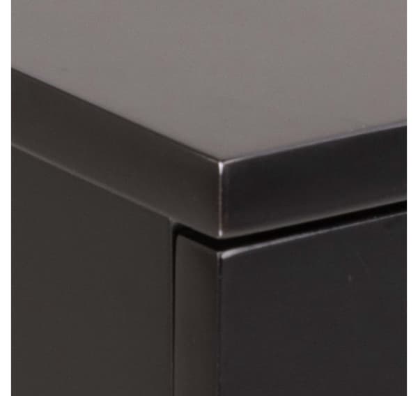 Sengebord ASHLAN 40x32xH16,5cm, sort