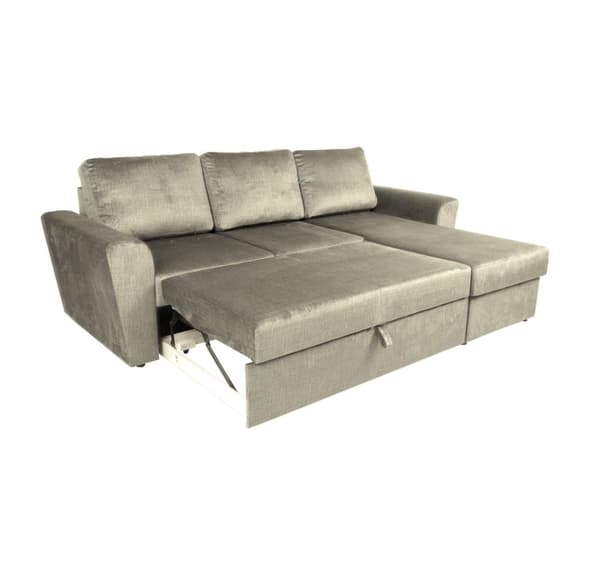 Kulmasohva INGMAR beige sametti