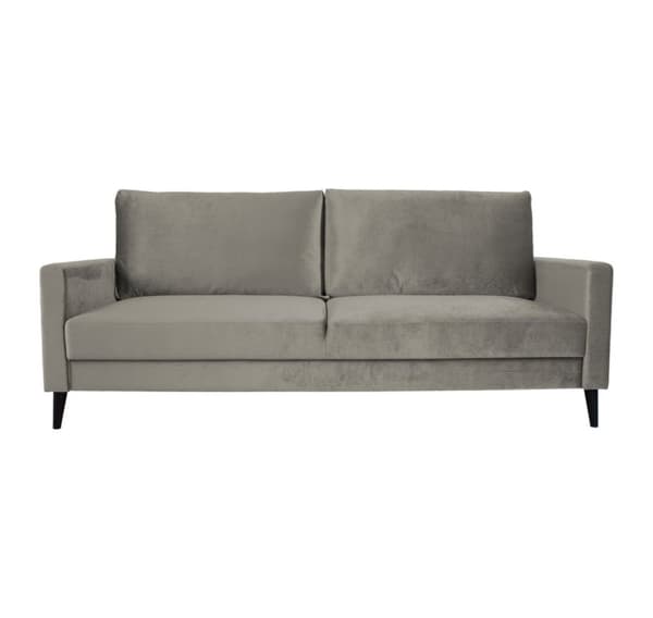 Vuodesohva ANNA säilytyslaatikolla, beige samettia