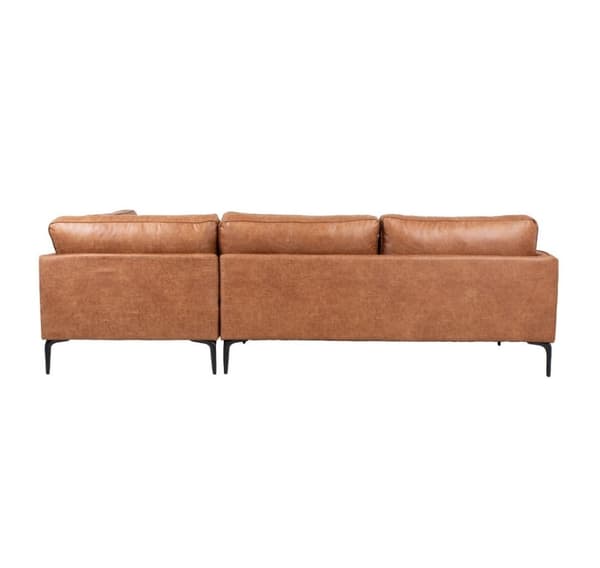 Corner sofa SOFIA RC, brown