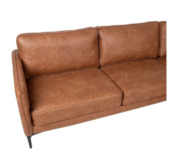 Corner sofa SOFIA RC, brown