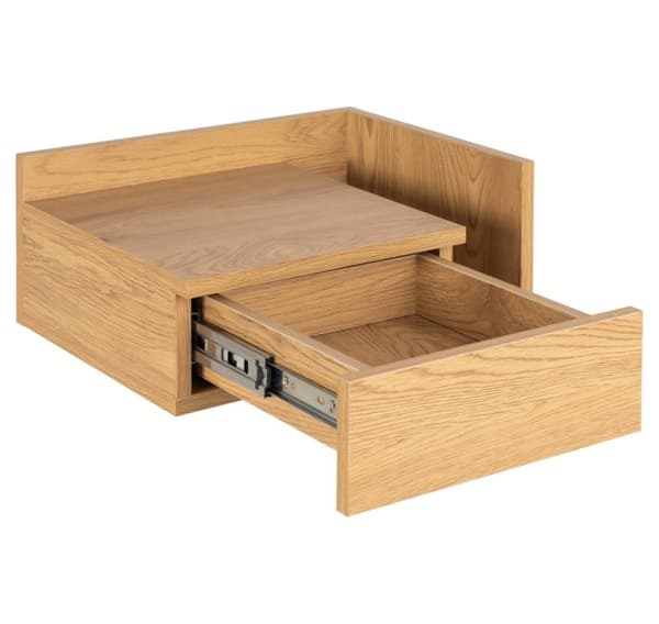 Bedside table ASHLAN 40x32xH16,5cm, natural