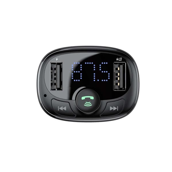Baseus T-Typed Car FM Transmitter 3.4A / USB Flash / SD / Bluetooth