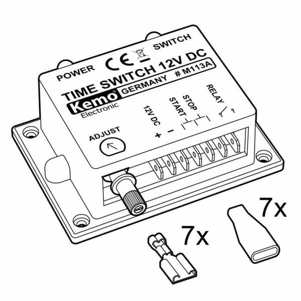 Kemo styrsats - M113A - Timer 12-15 V/DC