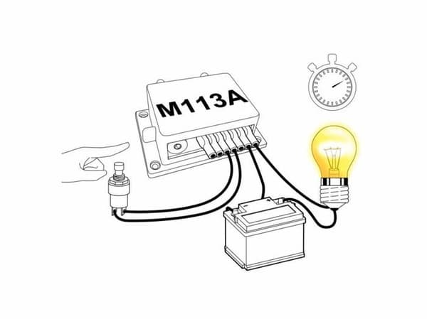 Kemo styrsats - M113A - Timer 12-15 V/DC