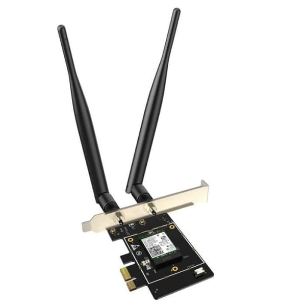 TENDA WLAN-Karte WLANKarte () () - E33 Svart, Stål
