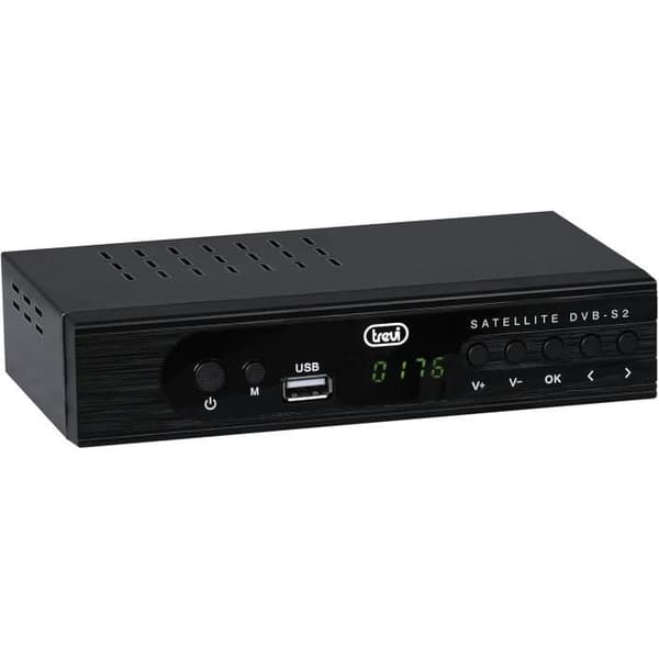 Trevi Sat 3387 S2 Satellitdecoder DVBS-S2 Gratis att ta emot, HDMI, SCART, USB, Koaxialutgång