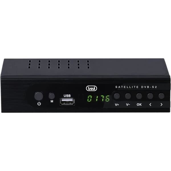 Trevi Sat 3387 S2 Satellitdecoder DVBS-S2 Gratis att ta emot, HDMI, SCART, USB, Koaxialutgång