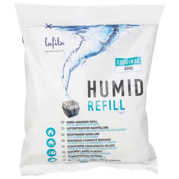 vidaXL Fuktabsorbenter med refillpåsar 2 st 450 g