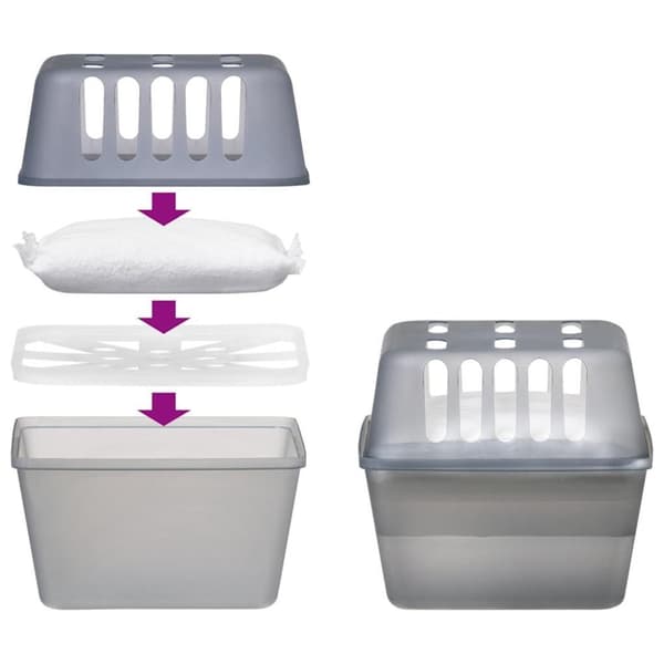 vidaXL Fuktabsorbenter med refillpåsar 4 st 450 g