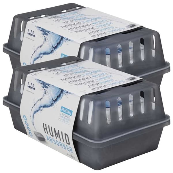 vidaXL Fuktdempere med refillposer 2 stk 900 g