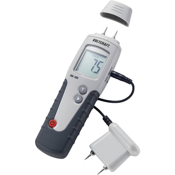 VOLTCRAFT FM-300 Träfuktighetsmätare Måtområde träfuktighet 6 till 99 % vol Temperaturmätning