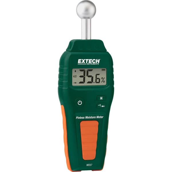 Extech MO57 Fuktmätare för material Mätområde byggfukt 0.1 till 99.9 % vol Måtområde träfuktighet 0.1 till 99.9 % vol