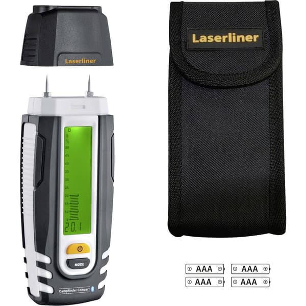 Laserliner DampFinder Compact Plus Fuktmätare för material Temperaturmätning