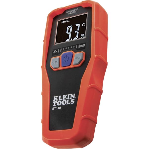 Klein Tools ET140 Fuktmätare för material Mätområde byggfukt 0 till 100 % vol Måtområde träfuktighet 0 till 55 % vol fö