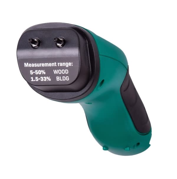 VONROC Fugtmåler | PRO | Batteridrevet | LCD med høj kontrast | Inkl. 9V Batteri