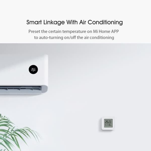 Xiaomi BT Thermometer 2 Wireless Smart Electric Digital Hygrometer Fuktighetssensor Arbeta med Mijia-appen