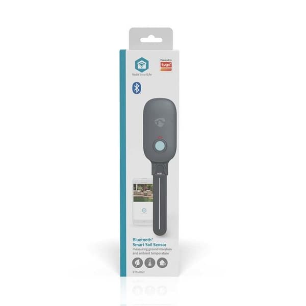 Intelligent Fuktighets Sensor Ansluten IP55 Bluetooth SmartLife Nedis Grå