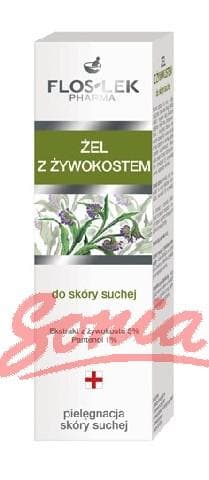 FLOSLEK series dry skin care Gel 50ml comfrey