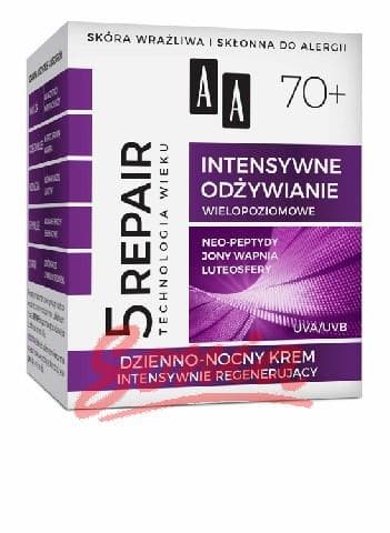 AA_Technology Age 5Repair 70+ krem intensywnie regenerujący na dzień i noc 50ml