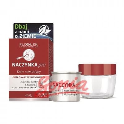 Pro FLOSLEK Capillaries moisturizing day cream and night set of ECO - 50ml jar + contribution