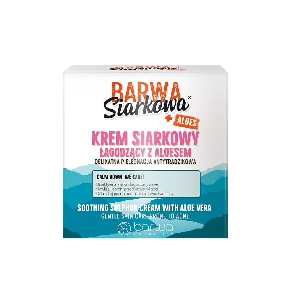 COLOR Sulfur + Aloe Soothing Cream sulfuric aloe vera - Treatment 50ml antytrądzikowa