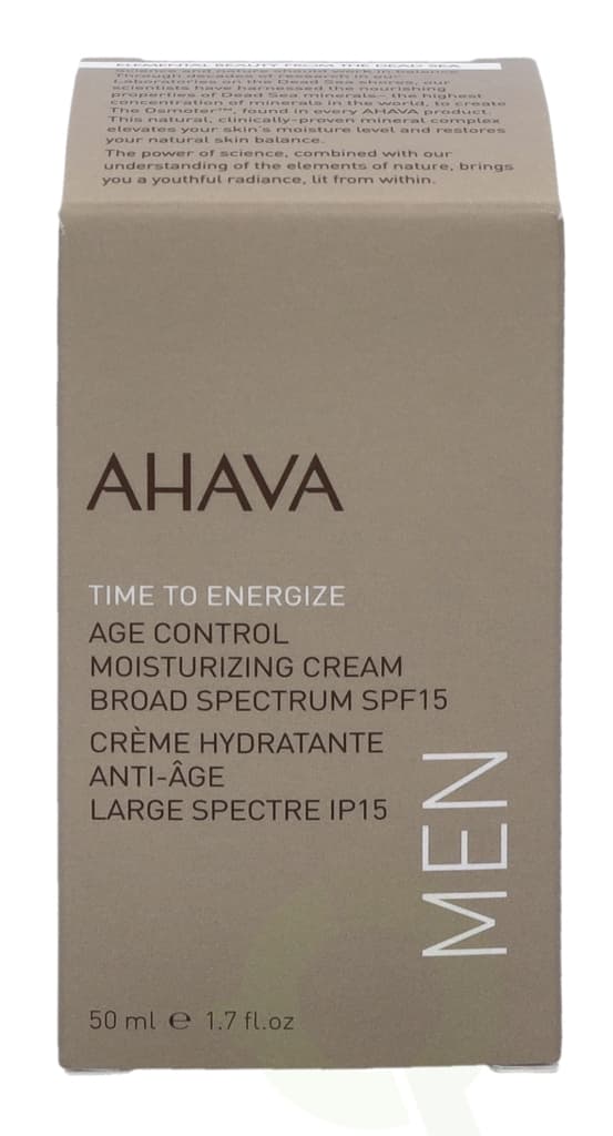 Ahava Men T.T.E. Age Control Moisturizing Cream SPF15 50 ml