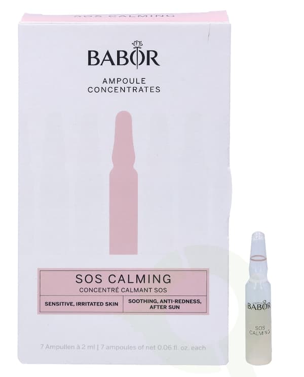 Babor SOS Calming Ampoule Concentrates 14 ml 7x2ml/Sensitive & Irritated Skin