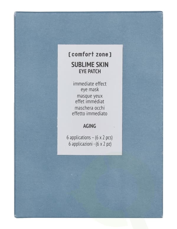 Comfort Zone Sublime Skin Eye Patch 6 Piece 6 Pcs