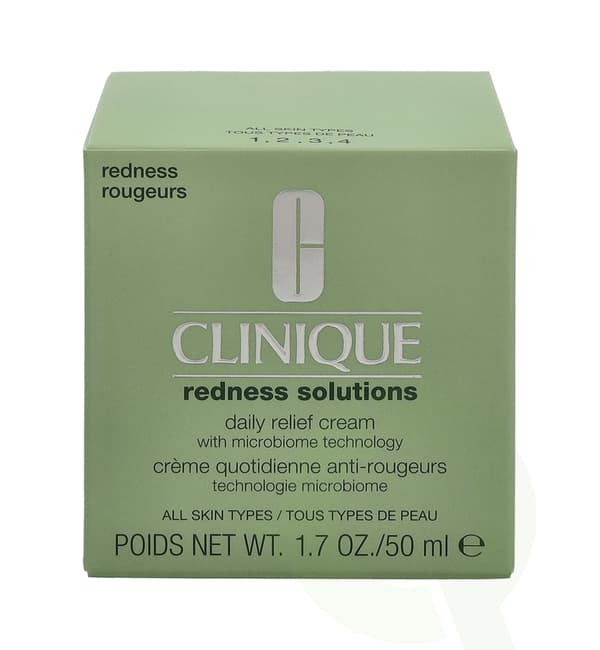 Clinique Redness Solutions Daily Relief Cream 50 ml All Skin Types - With Microbiome Technology