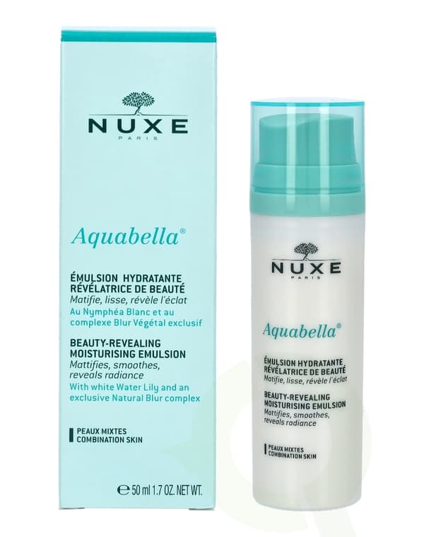 Nuxe Aquabella Beauty-Revealing Moisturising Emulsion Pump 50 ml Combination Skin