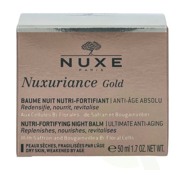 Nuxe Nuxuriance Gold Nutri-Fortifying Night Balm 50 ml Ultimate Anti-Aging, Dry Skin, Weakened By Age.