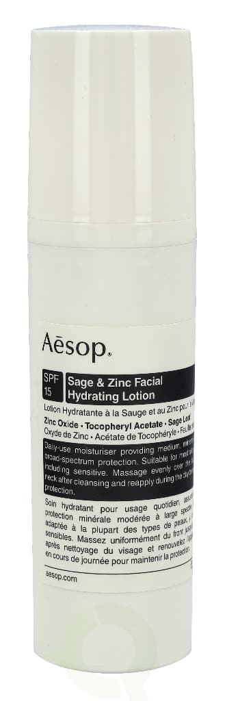 AESOP Sage & Zinc Facial Hydrating Lotion SPF15 50 ml