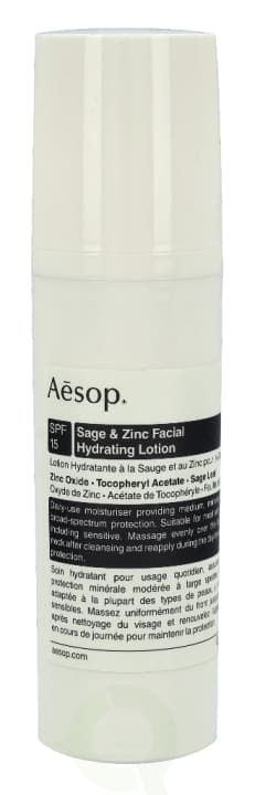 AESOP Sage & Zinc Facial Hydrating Lotion SPF15 50 ml