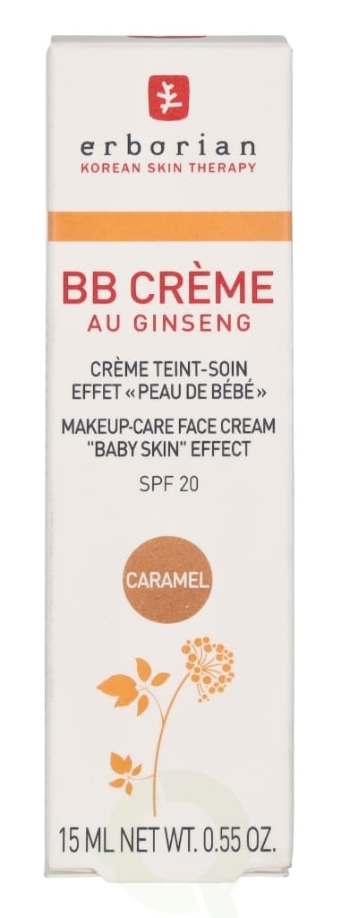 Erborian BB Cream Au Ginseng 5-In-1 Baby Skin Effect SPF20 15 ml Caramel