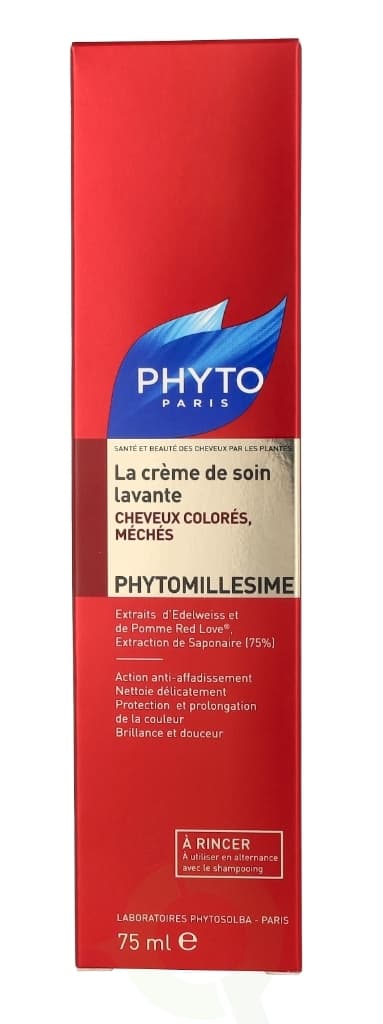 Phyto Phytomillesime Cleansing Care Cream 75 ml Color-Treated, Highlighted Hair