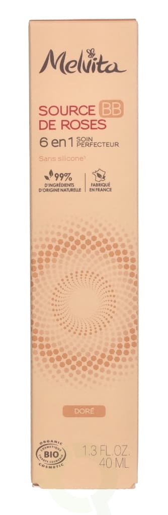 Melvita Source De Roses BB 6 in 1 Perfecting Care Cream Org. 40 ml Golden