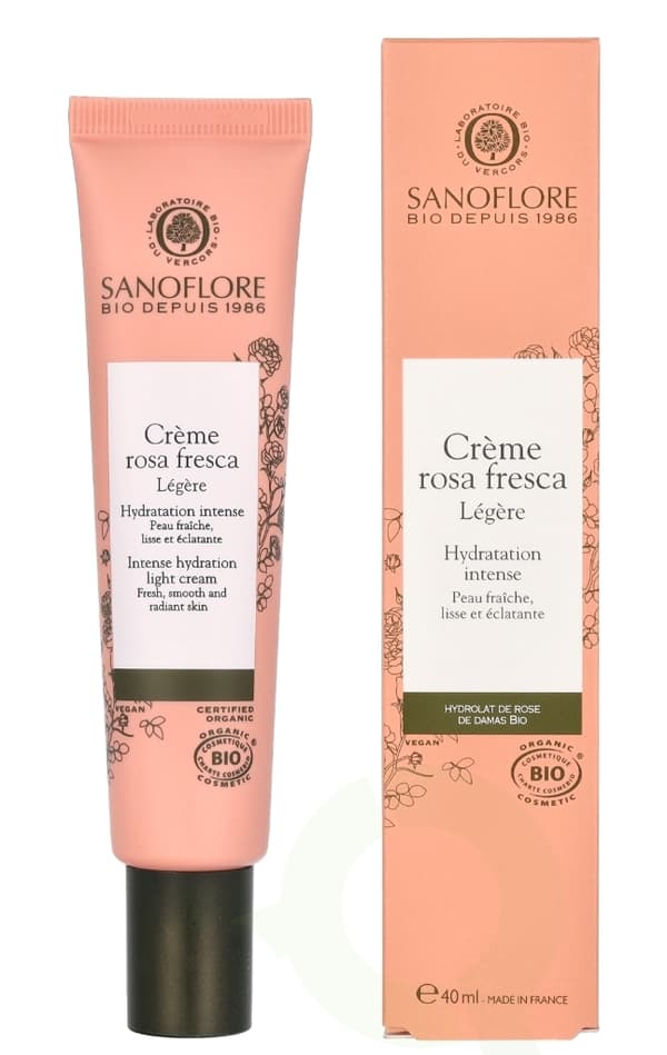 Sanoflore Rosa Fresca Intense Hydration Light Moisturiser 40 ml