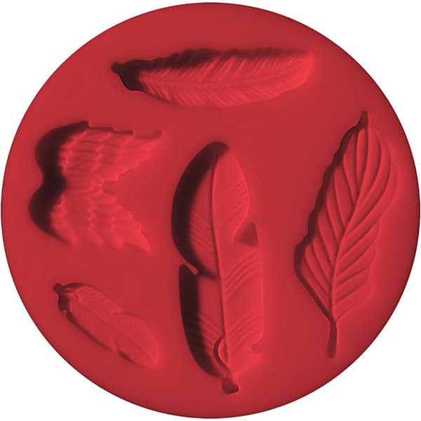 FIMO silikonformar - Fjäder - dia. 7 cm