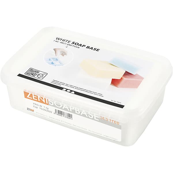 Tvålmassa - Vit Tvålbas - 1 kg