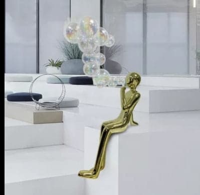 Several colors, Bubble man starue, home, office, company decoration,  ornament