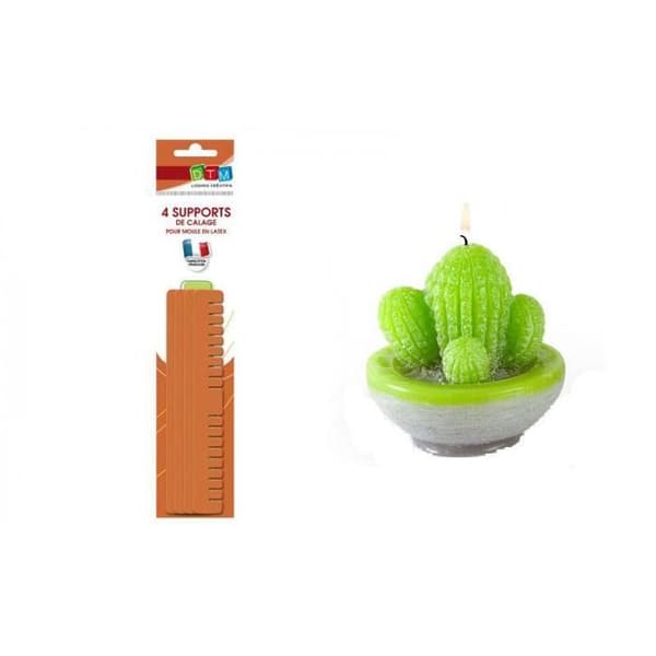 Latex Cactus ljusform + kilstöd