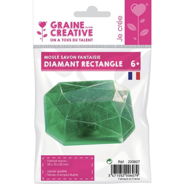 Mould for soap Mini Diamond rectangle